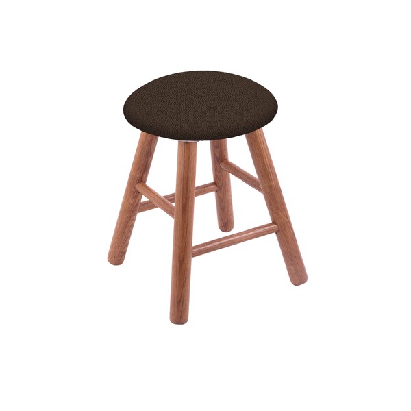 Oak Vanity Stool, Natural Finish, Canter Earth Seat